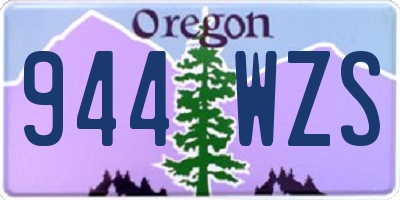 OR license plate 944WZS