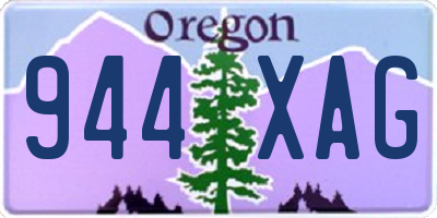 OR license plate 944XAG