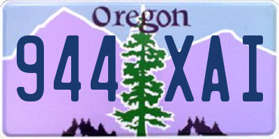 OR license plate 944XAI