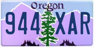 OR license plate 944XAR