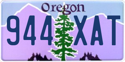 OR license plate 944XAT