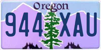 OR license plate 944XAU
