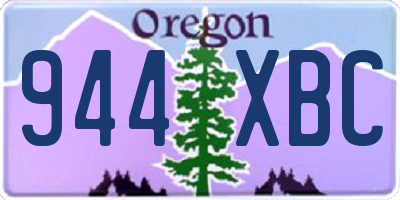 OR license plate 944XBC