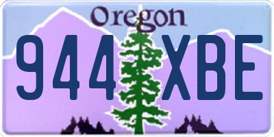 OR license plate 944XBE