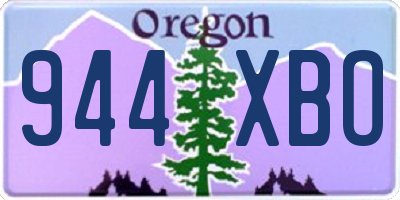 OR license plate 944XBO
