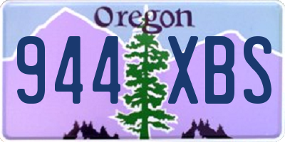 OR license plate 944XBS