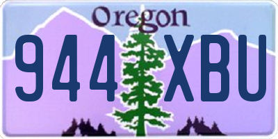 OR license plate 944XBU