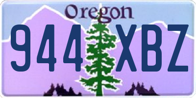 OR license plate 944XBZ