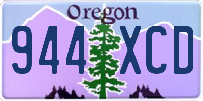 OR license plate 944XCD