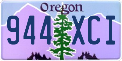 OR license plate 944XCI