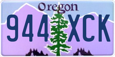 OR license plate 944XCK