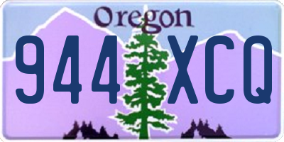 OR license plate 944XCQ