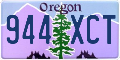 OR license plate 944XCT