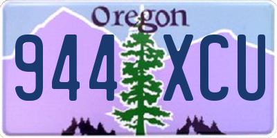 OR license plate 944XCU