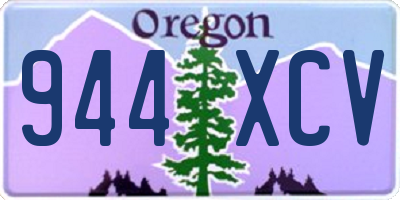 OR license plate 944XCV