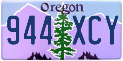 OR license plate 944XCY