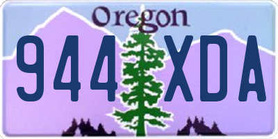 OR license plate 944XDA