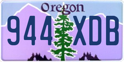 OR license plate 944XDB