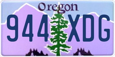 OR license plate 944XDG