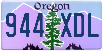 OR license plate 944XDL