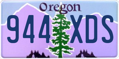 OR license plate 944XDS