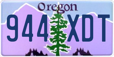 OR license plate 944XDT