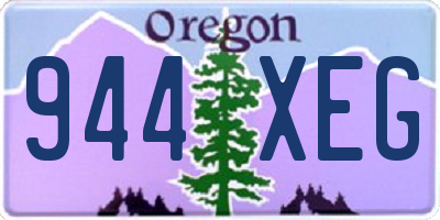 OR license plate 944XEG