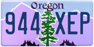 OR license plate 944XEP