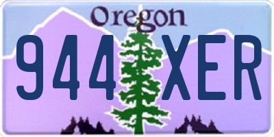 OR license plate 944XER