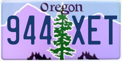 OR license plate 944XET