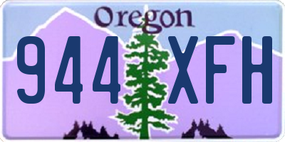 OR license plate 944XFH