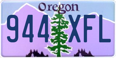 OR license plate 944XFL