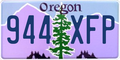 OR license plate 944XFP