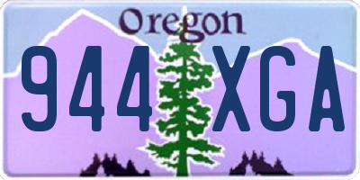 OR license plate 944XGA