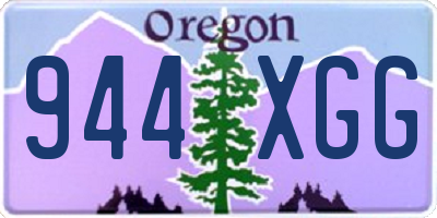 OR license plate 944XGG