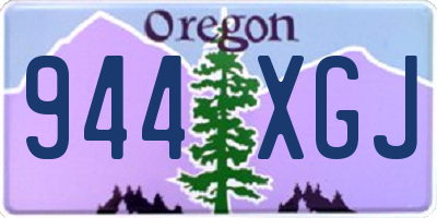 OR license plate 944XGJ