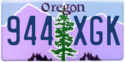 OR license plate 944XGK