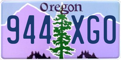 OR license plate 944XGO