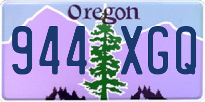 OR license plate 944XGQ