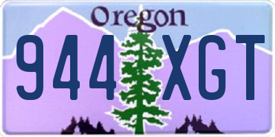OR license plate 944XGT