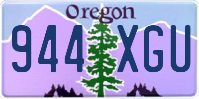OR license plate 944XGU