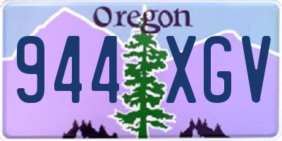 OR license plate 944XGV