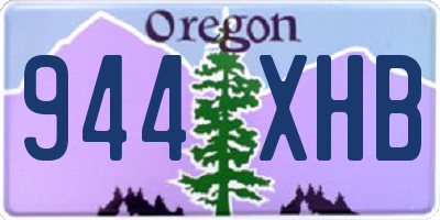 OR license plate 944XHB