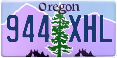 OR license plate 944XHL