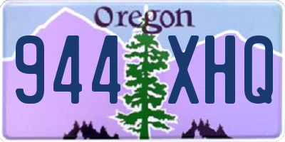OR license plate 944XHQ