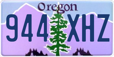 OR license plate 944XHZ