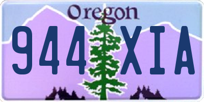 OR license plate 944XIA