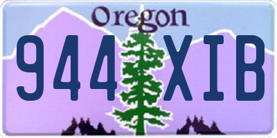 OR license plate 944XIB
