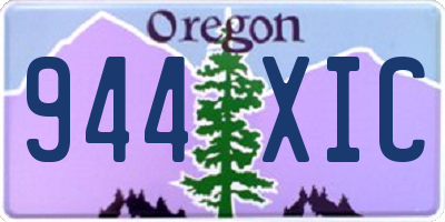 OR license plate 944XIC