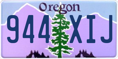 OR license plate 944XIJ
